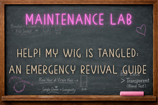 Help! My Wig is Tangled: An Emergency Revival Guide