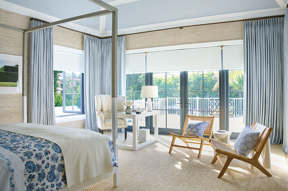 bedroom window treatments