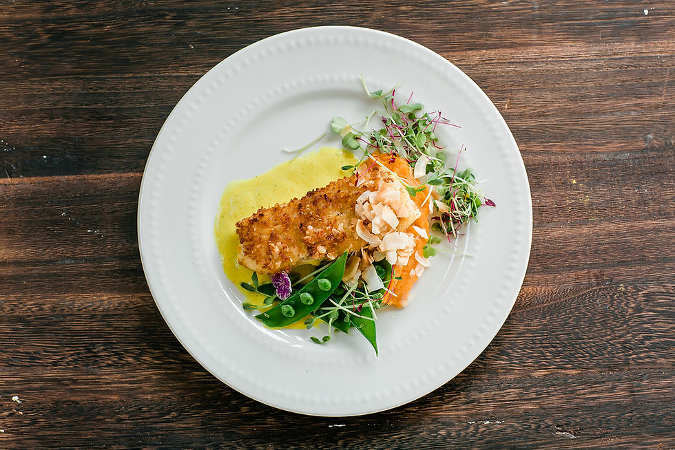 Almond-Crusted Grouper