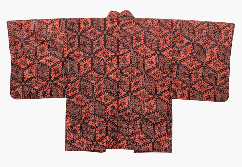 Miniature : Haori Vintage Tsumugi - Tenue Japonaise Traditionnelle 