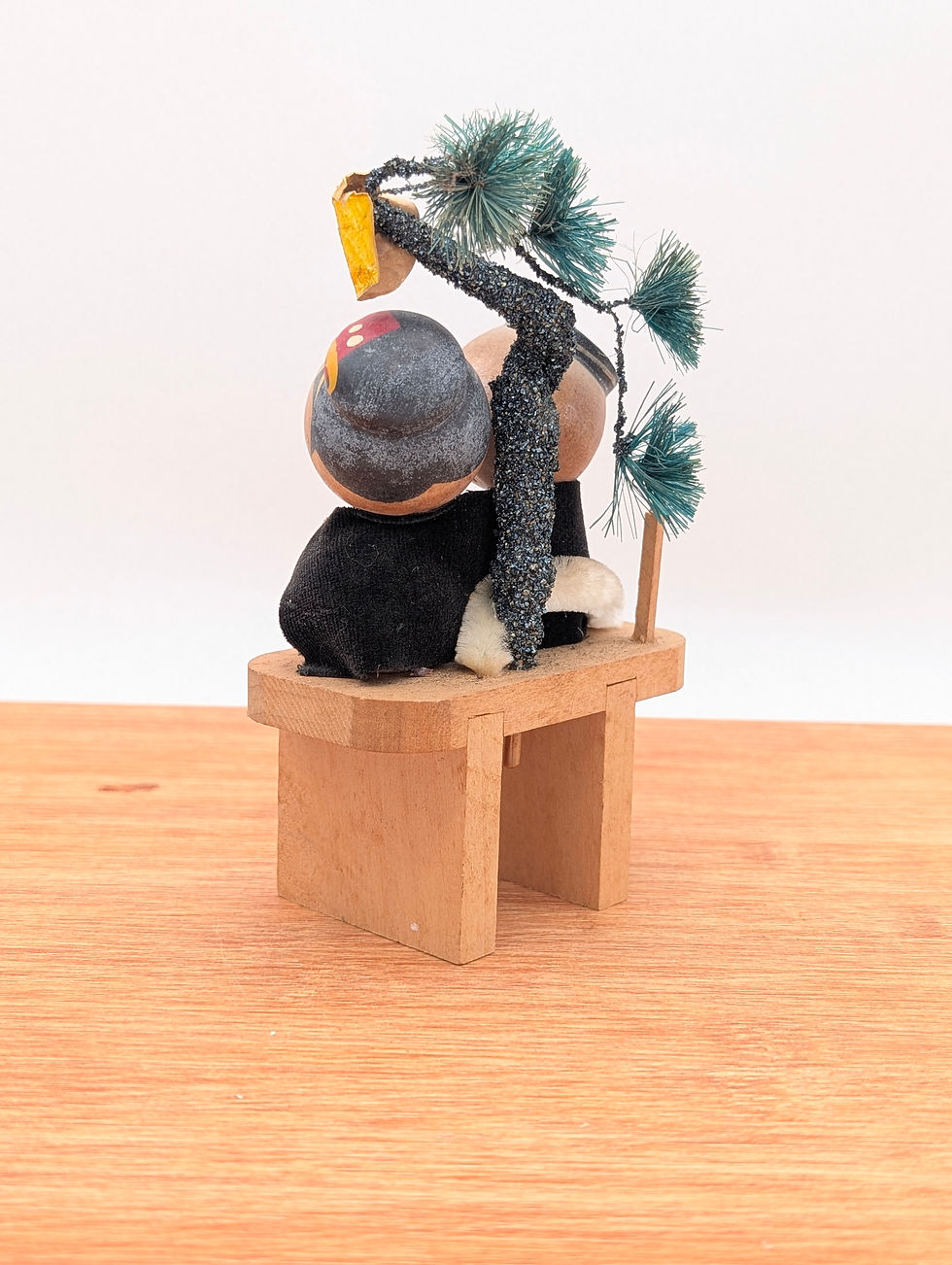Miniature : Scène Kokeshi Japonaise Vintage 
