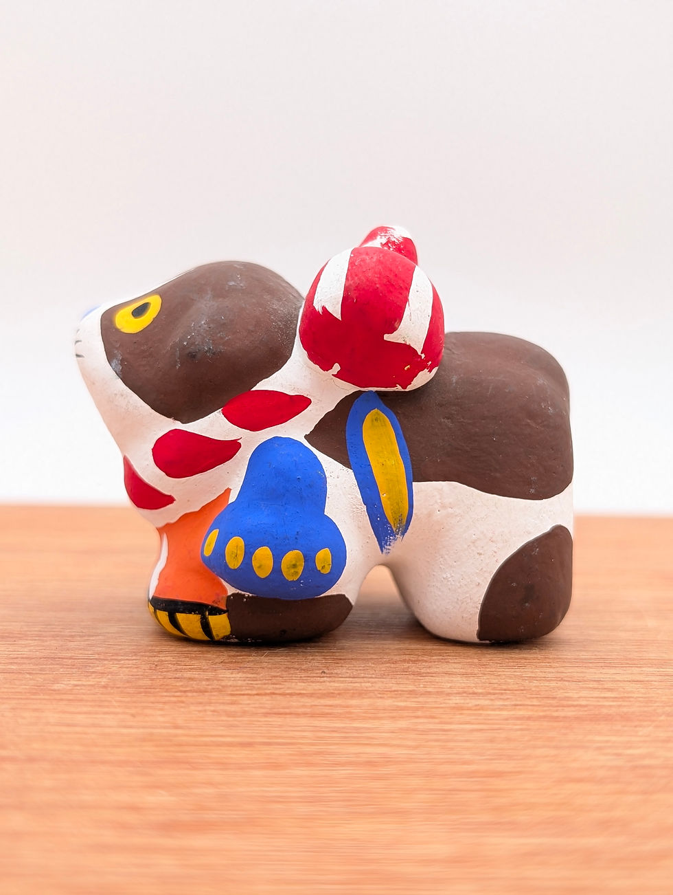 Miniature : Figurine Chien Japonais Inu Vintage 5cm - Terre Cuite