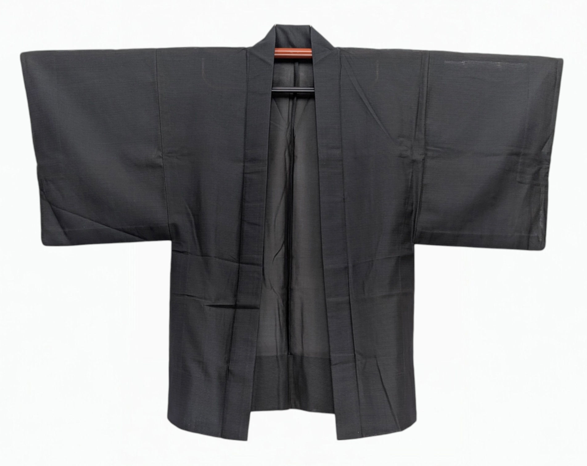 Haori Vintage Homme Noir - Voile Ajouré