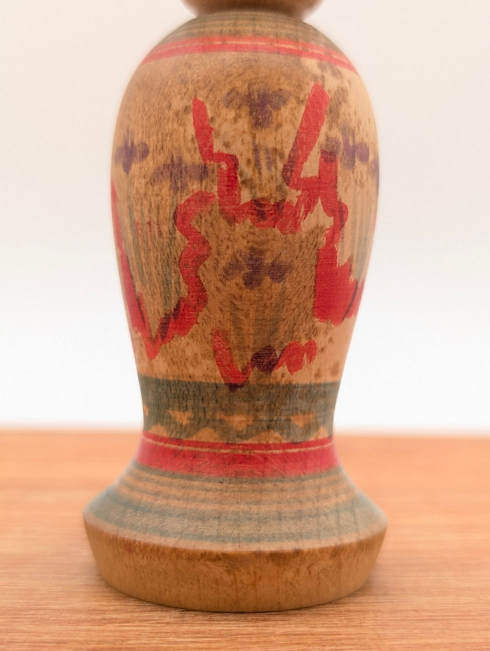 Miniature : Petite poupée Kokeshi vintage Tsuchiyu chapeau 10 cm