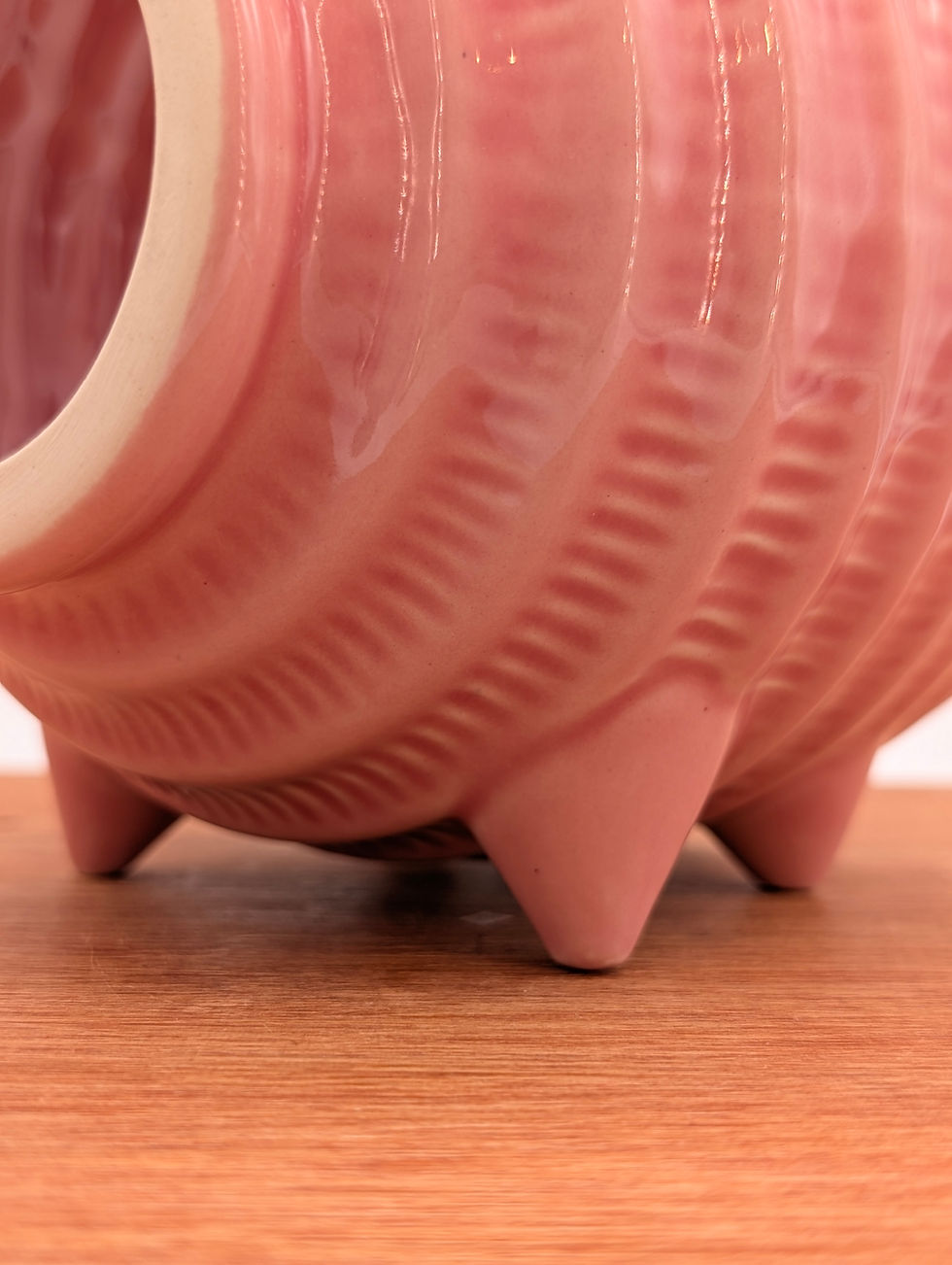 Miniature : Porte-Spirale Anti-Moustiques Cochon Céramique Rose Japon - 15 cm Neuf