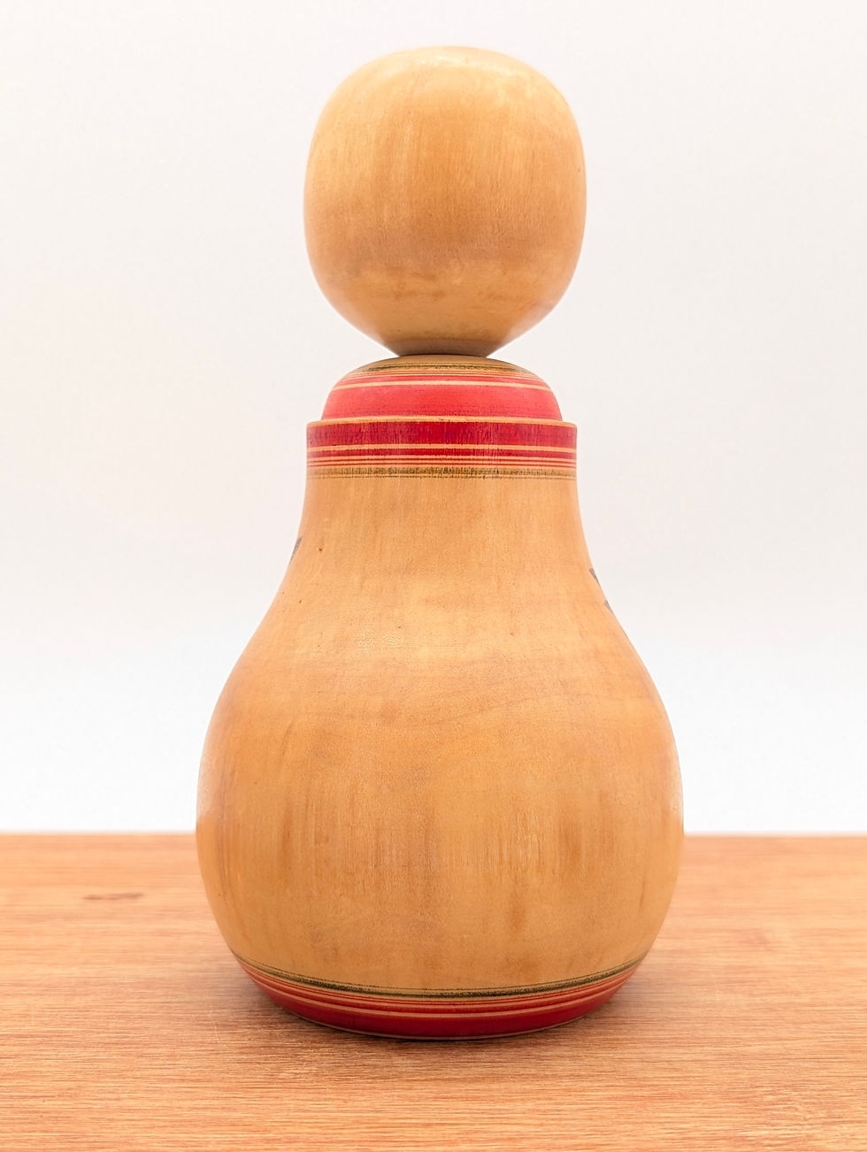 Miniature : Poupée Kokeshi vintage Naruko - Ejiko fleur 16,5 cm
