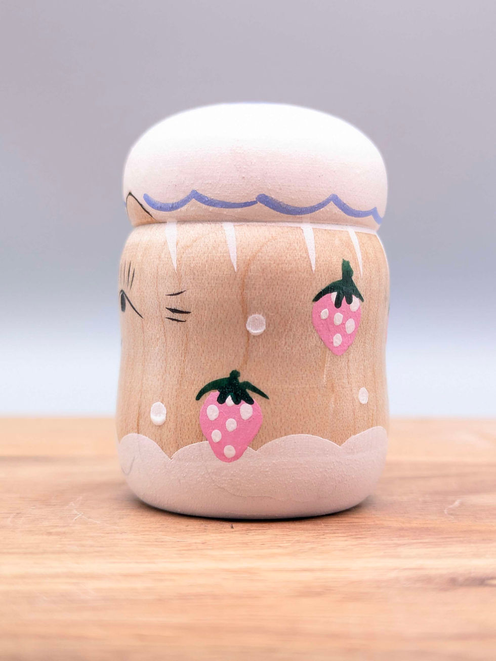 Miniature : Kurage-Neko Kokeshi par Kaede Shida 