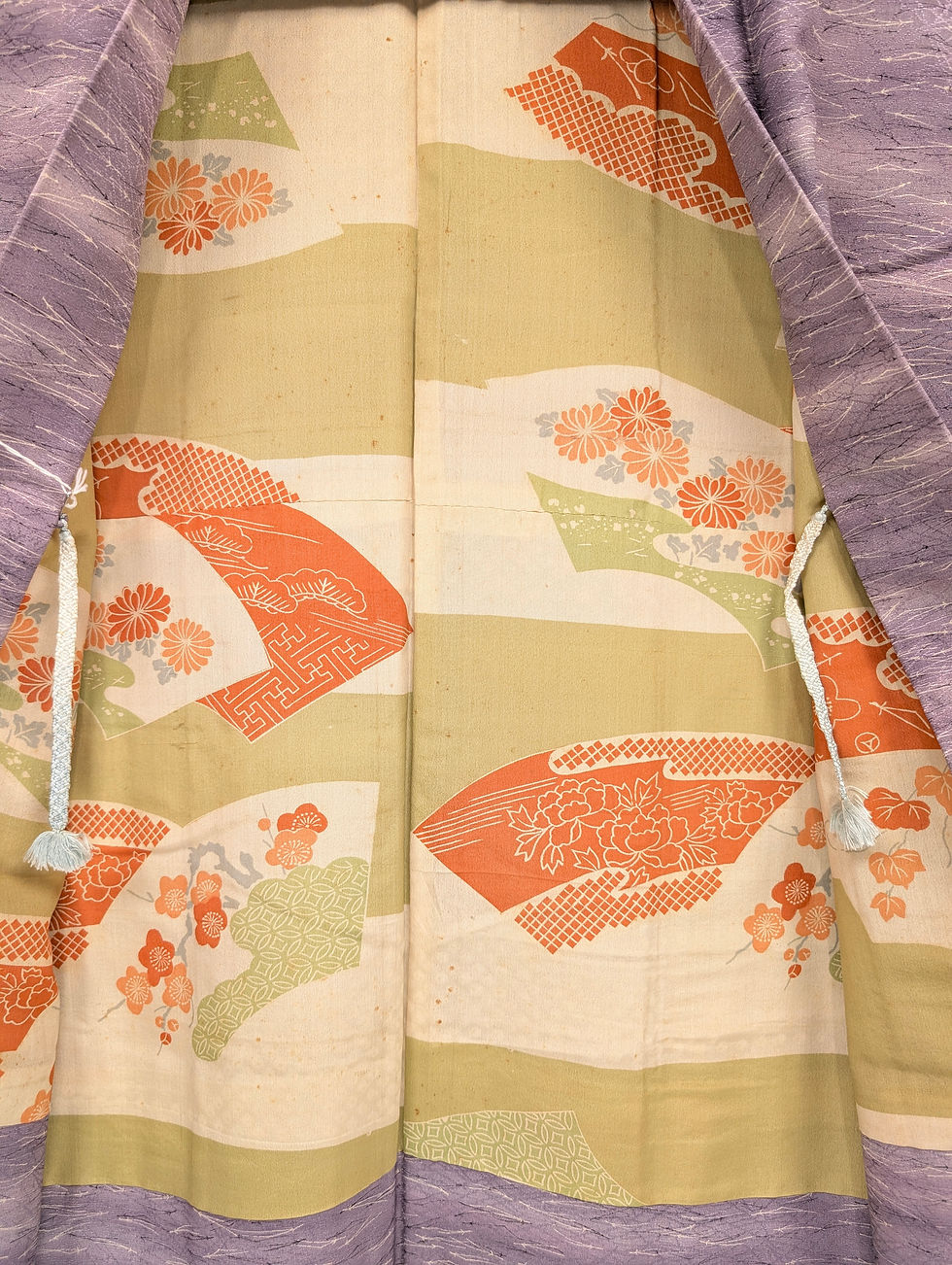 Miniature : Haori vintage - Lilas texturé - Tsumugi