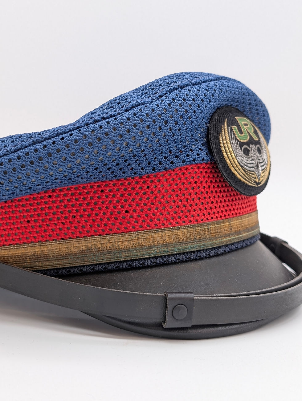 Miniature : Casquette JR vintage - Cheminot japonais - Maille bleue