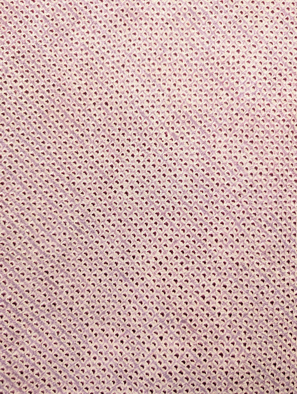 Miniature : Veste Japonaise Haori ShiboriVintage Lilas - Lila Uni et Doublure Fleurie
