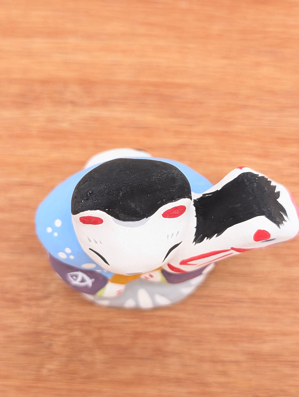 Miniature : Clochette japonaise Chat Kushiuma porte-bonheur - Neuf