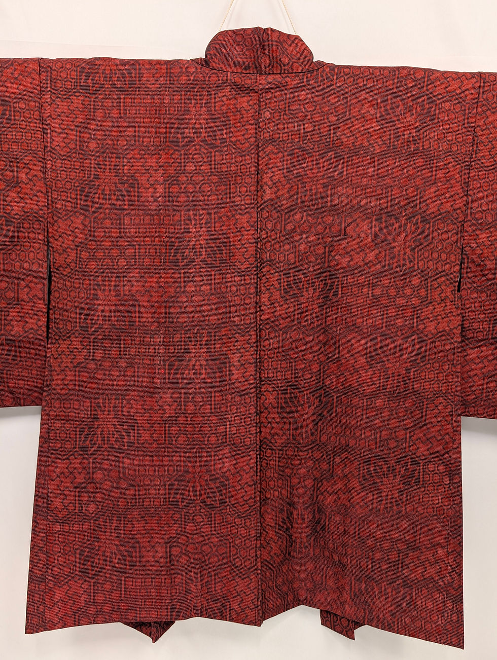Miniature : Veste Haori Vintage Rouge en Soie
