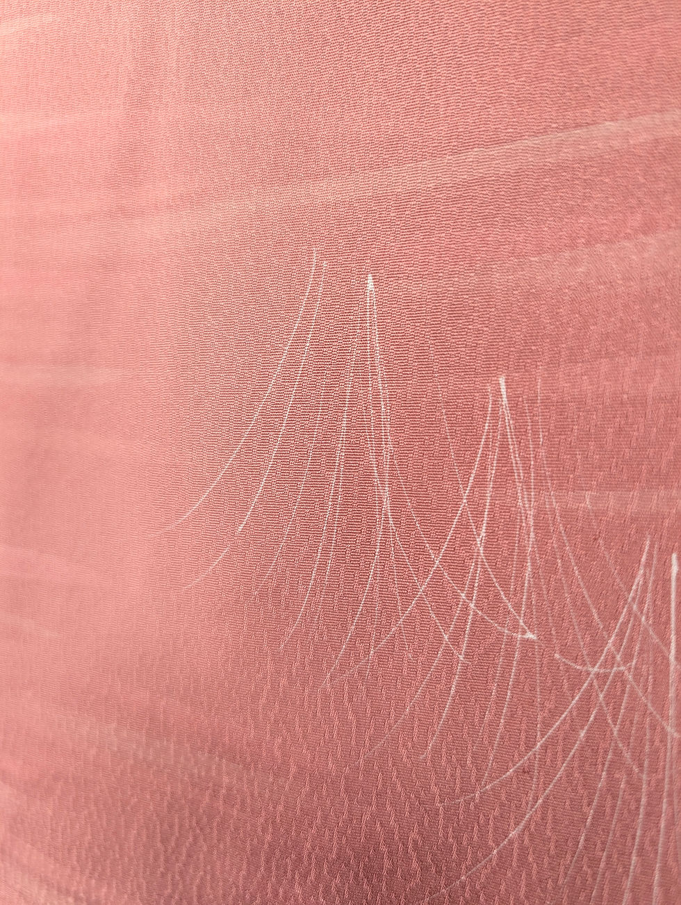 Miniature : Haori Vintage Rose Saumon aux Motifs d'Aiguilles de Pin