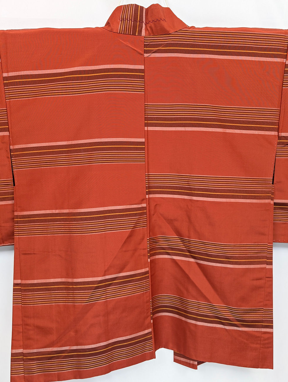 Miniature : Haori Vintage Rouge - Veste Kimono Japonaise Traditionnelle 