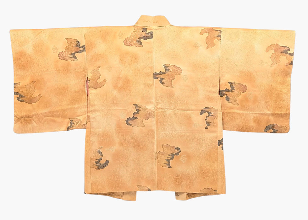 Miniature : Haori Vintage - Veste Kimono Japonaise Traditionnelle 