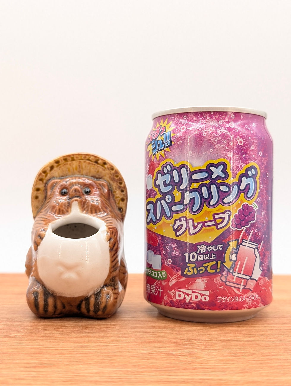 Miniature : Tanuki porte-cure-dents vintage céramique - 8.5cm