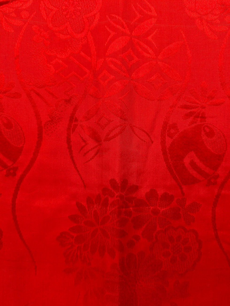 Miniature : Sous-kimono Juban vintage rouge - Furisode