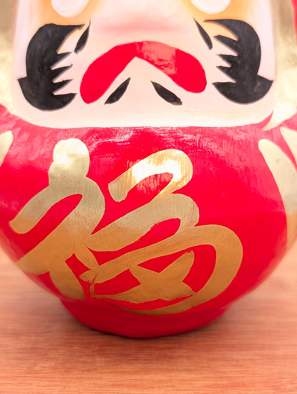 Miniature : Grand Daruma Traditionnel - Symbole de Persévérance