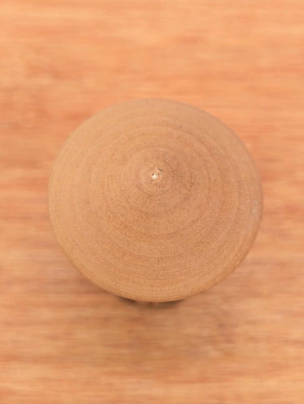Miniature : Poupée Kokeshi Vintage Omiyage - Chapeau Et Paysage - Bois 6,5cm