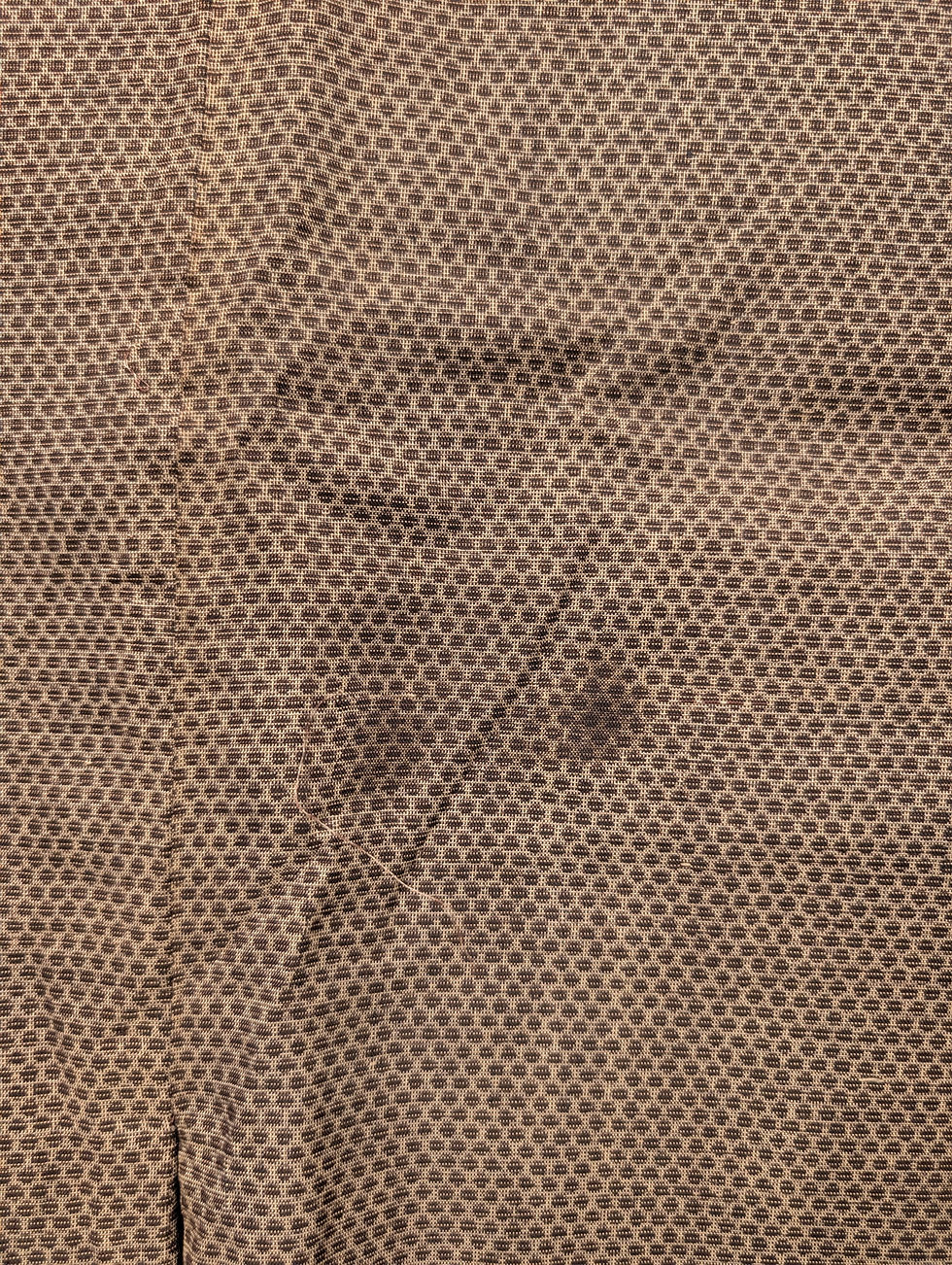 Miniature : Kimono homme vintage marron motif géométrique