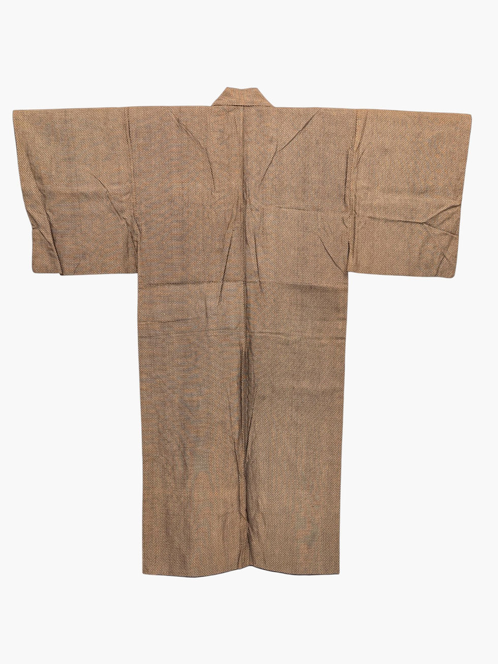 Miniature : Kimono homme vintage marron motif géométrique