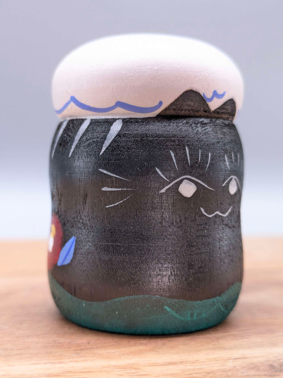 Miniature : Kokeshi Kurage-Neko par Kaede Shida 