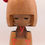 Miniature : Kokeshi Vintage Sosaku - La Jeune Fille au Ruban Rouge (18 cm)