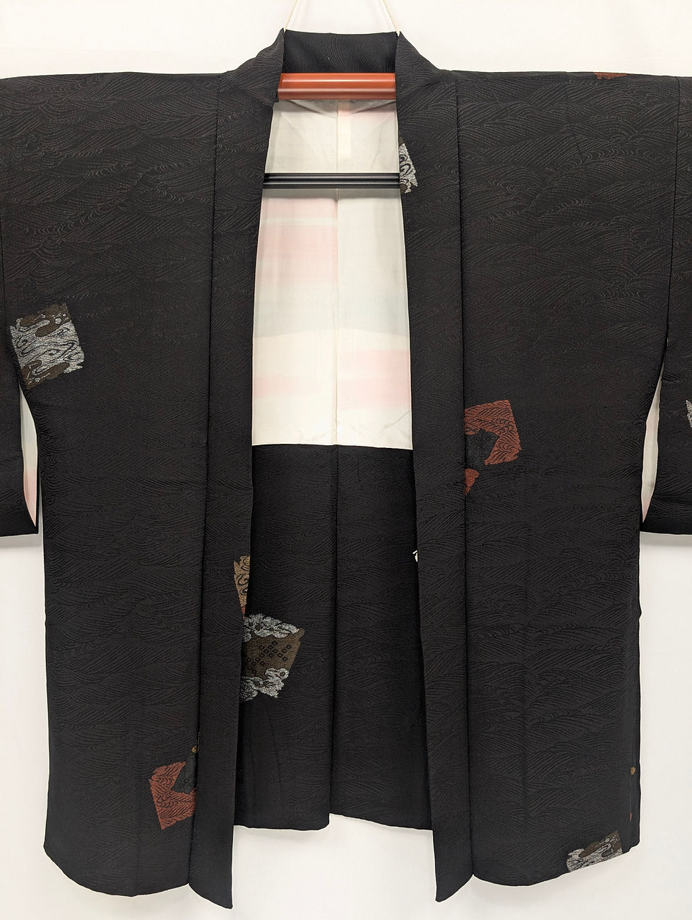 Miniature : Veste Haori Vintage Noir - Tenue Japonaise Traditionnelle 