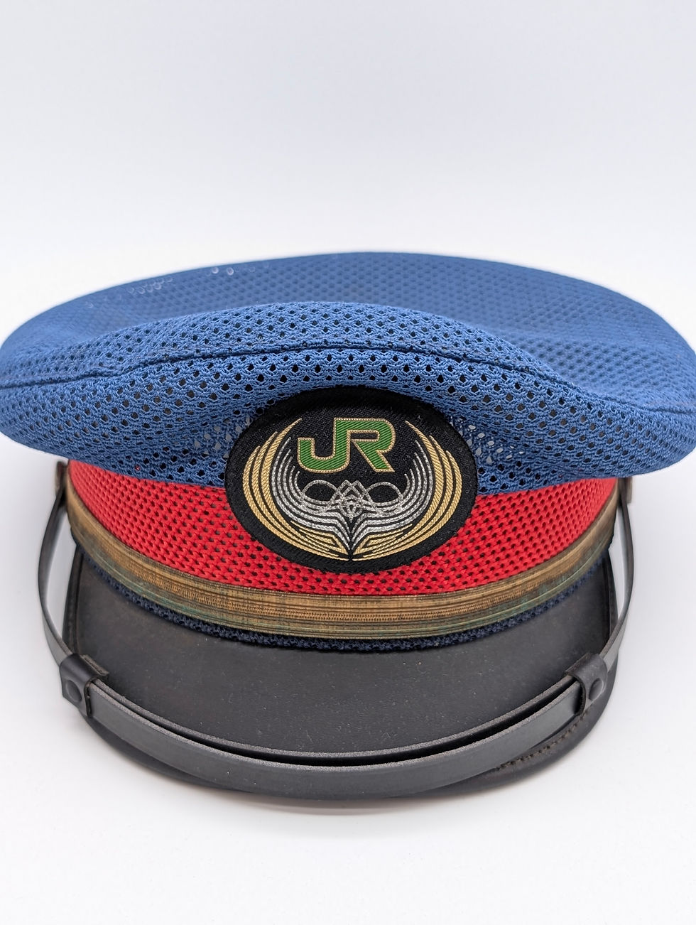 Miniature : Casquette JR vintage - Cheminot japonais - Maille bleue