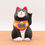 Miniature : Figurine Maneki-neko Noir - Repousse le mauvais sort - Neuf (6.5cm)