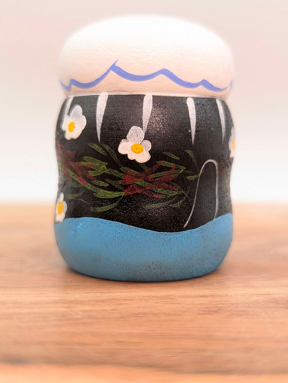 Miniature : Kurage-Neko Kokeshi par Kaede Shida