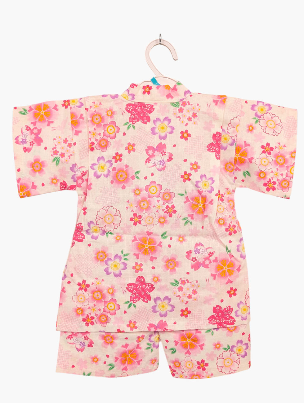 Miniature : Jinbei Enfant en Coton - Motifs fleuris - 95cm