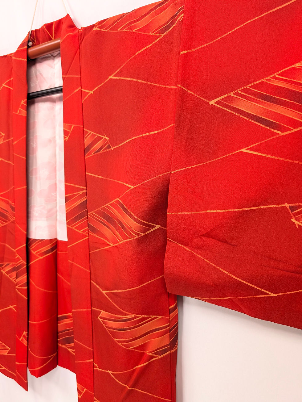 Miniature : Veste Haori Japonaise Vintage Rouge 