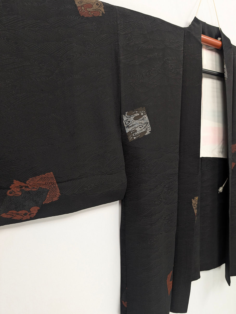 Miniature : Veste Haori Vintage Noir - Tenue Japonaise Traditionnelle 