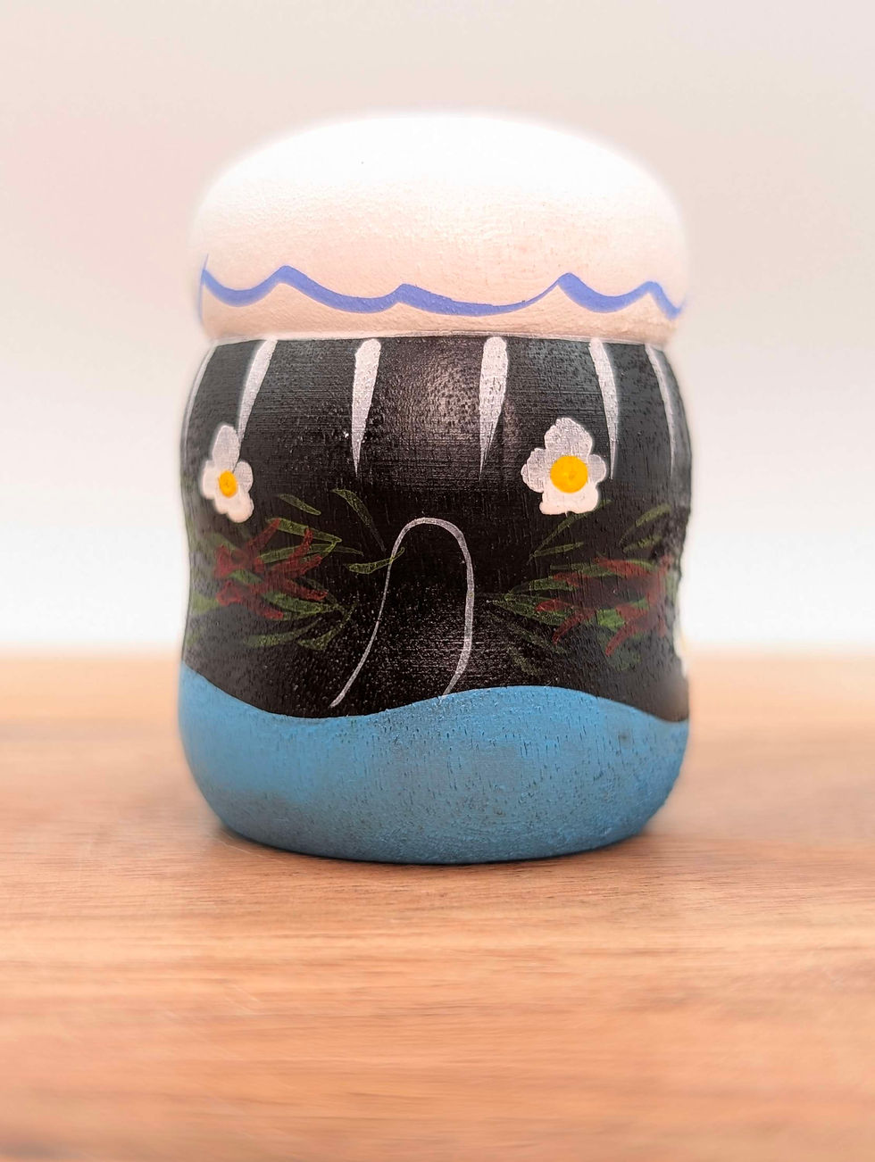 Miniature : Kurage-Neko Kokeshi par Kaede Shida