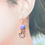 Miniature : Boucles d'oreilles Mizuhiki 