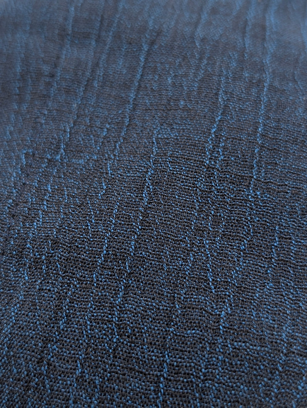 Miniature : Casquette plate unique - Neuf - Tissu kimono bleu