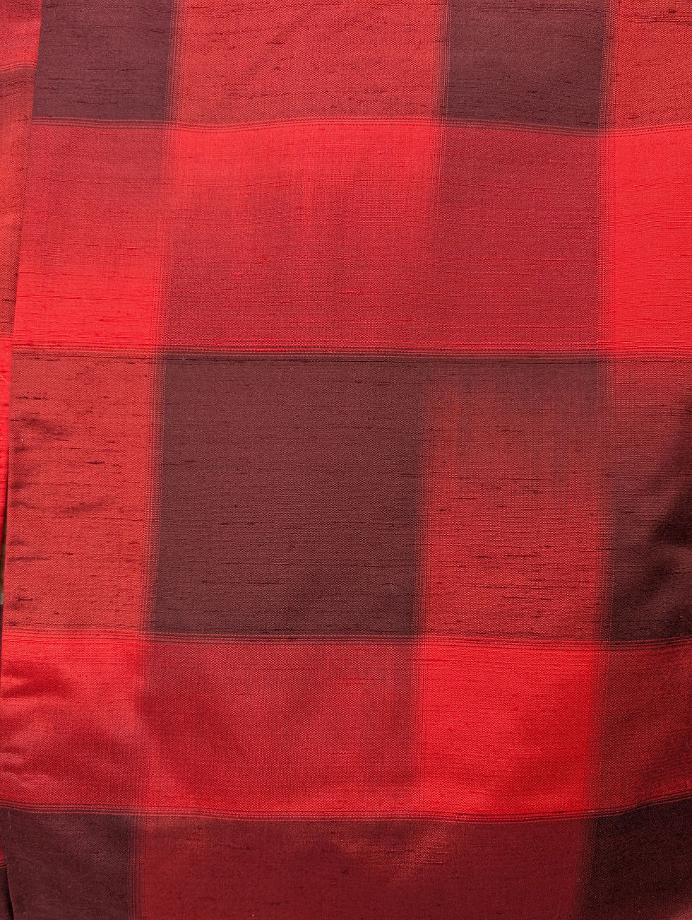 Miniature : Veste Haori vintage rouge grands carreaux