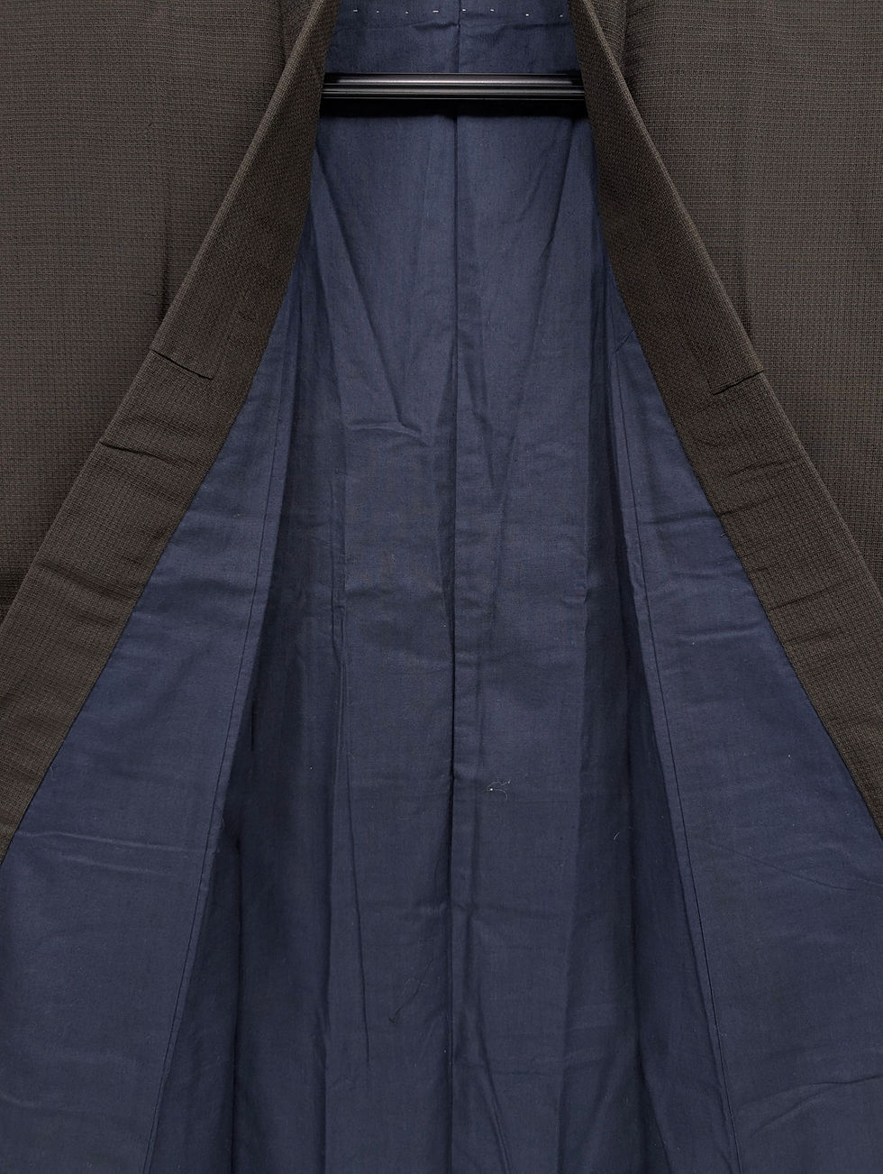 Miniature : Kimono Homme Traditionnel Vintage Brun Mat