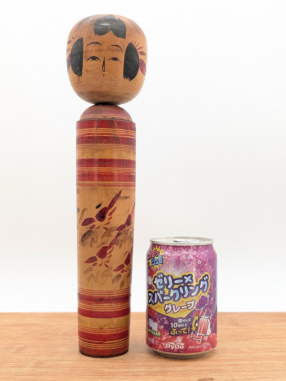 Miniature : Poupée Kokeshi Vintage - Style Yamagata - Bois 30cm