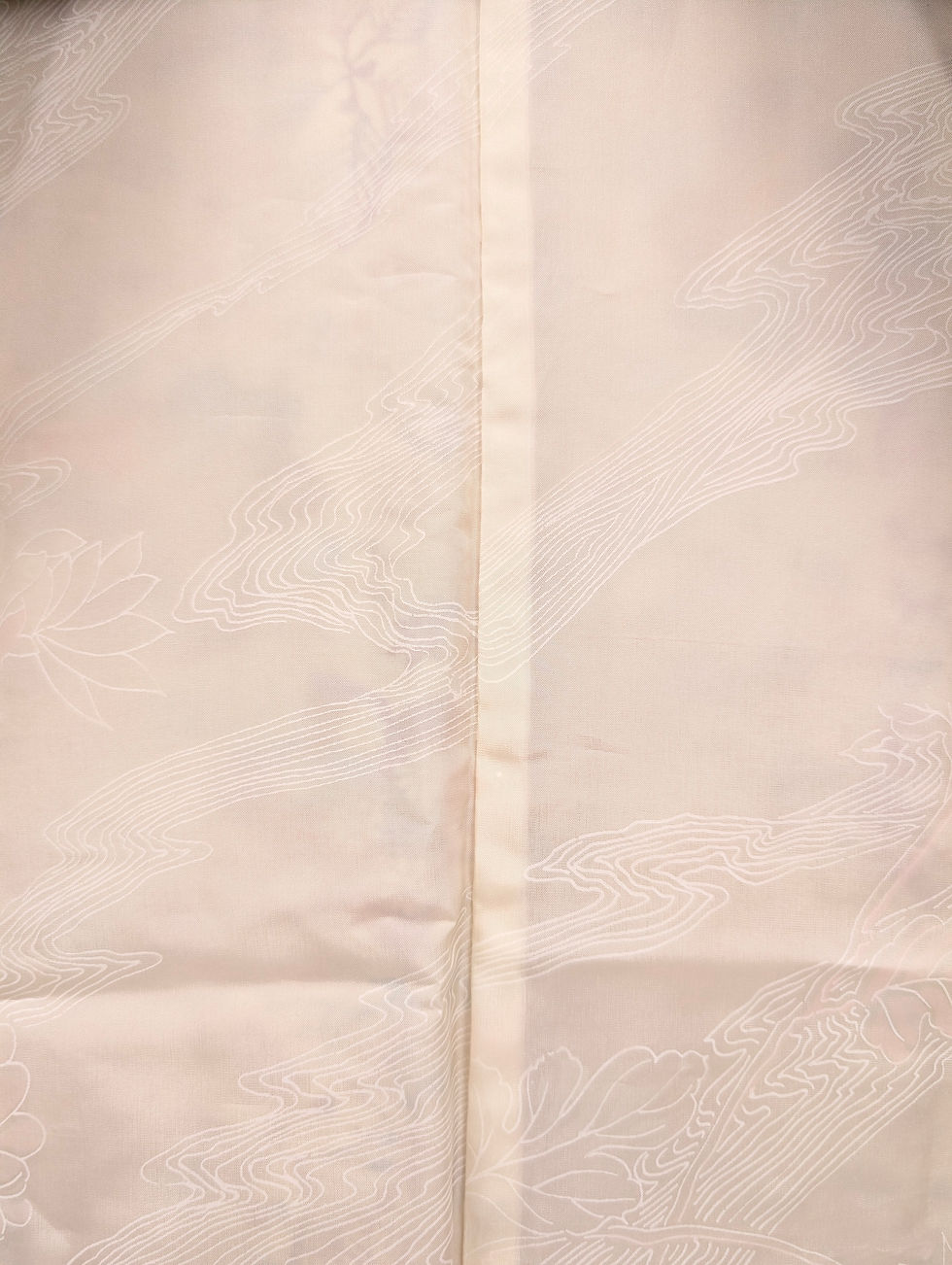 Miniature : Veste Haori Vintage Beige Fleuri