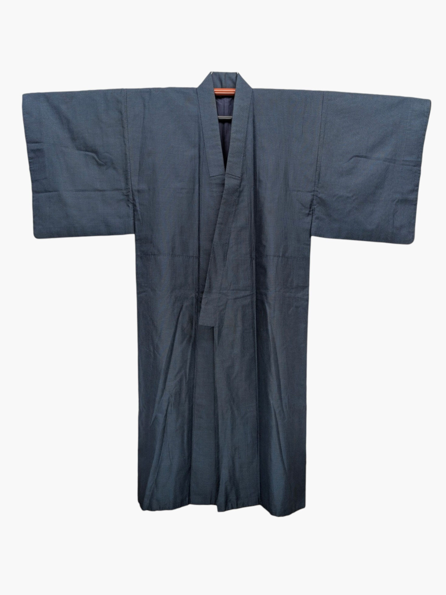 Kimono homme vintage bleu micro-motifs