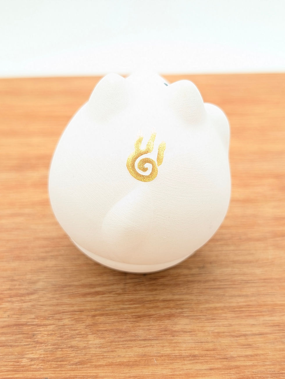 Miniature : Kitsune "Yura Yura" en Terre Cuite (6cm) – Le Renard à Bascule - Neuf