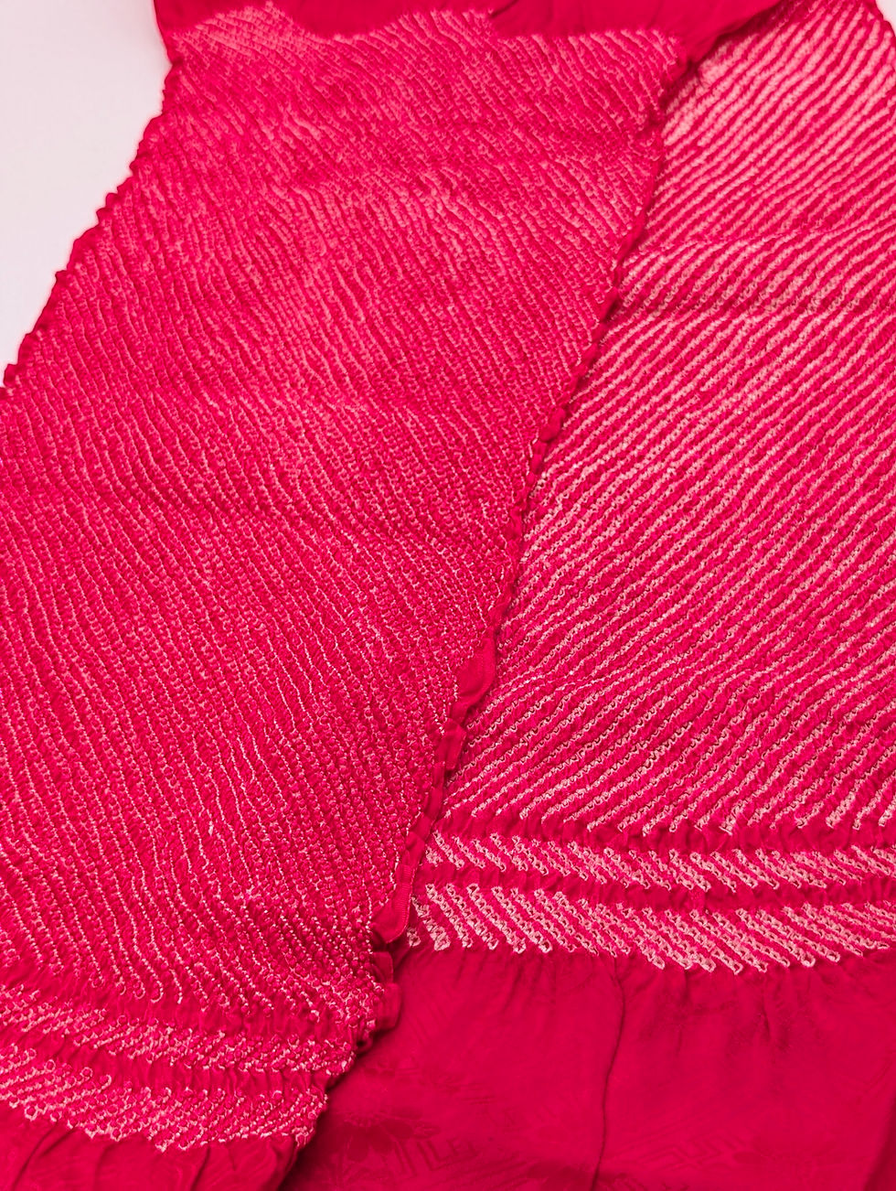 Miniature : Obiage Vintage Fuschia - Accessoire Kimono 