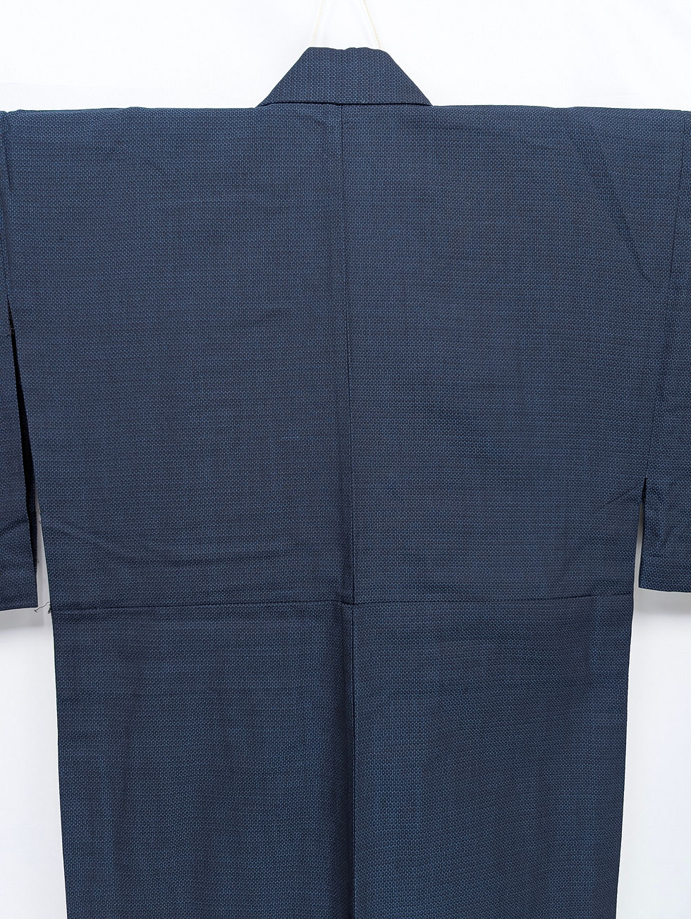 Miniature : Kimono Homme Vintage Bleu Marine - Tissage Texturé