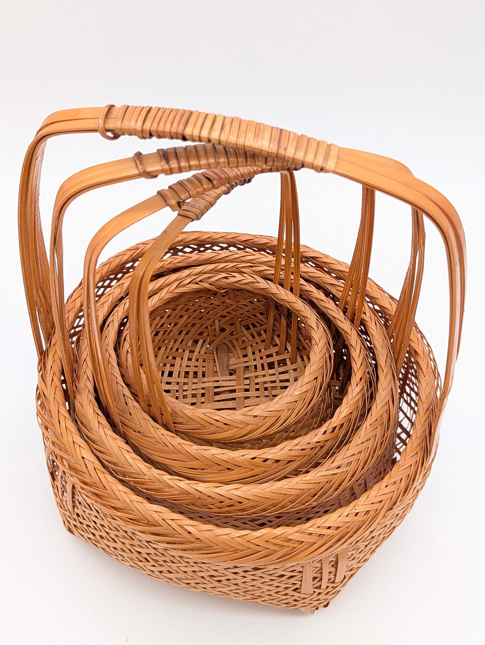 Miniature : Set de 4 Paniers Gigognes en Bambou Japonais - Neuf