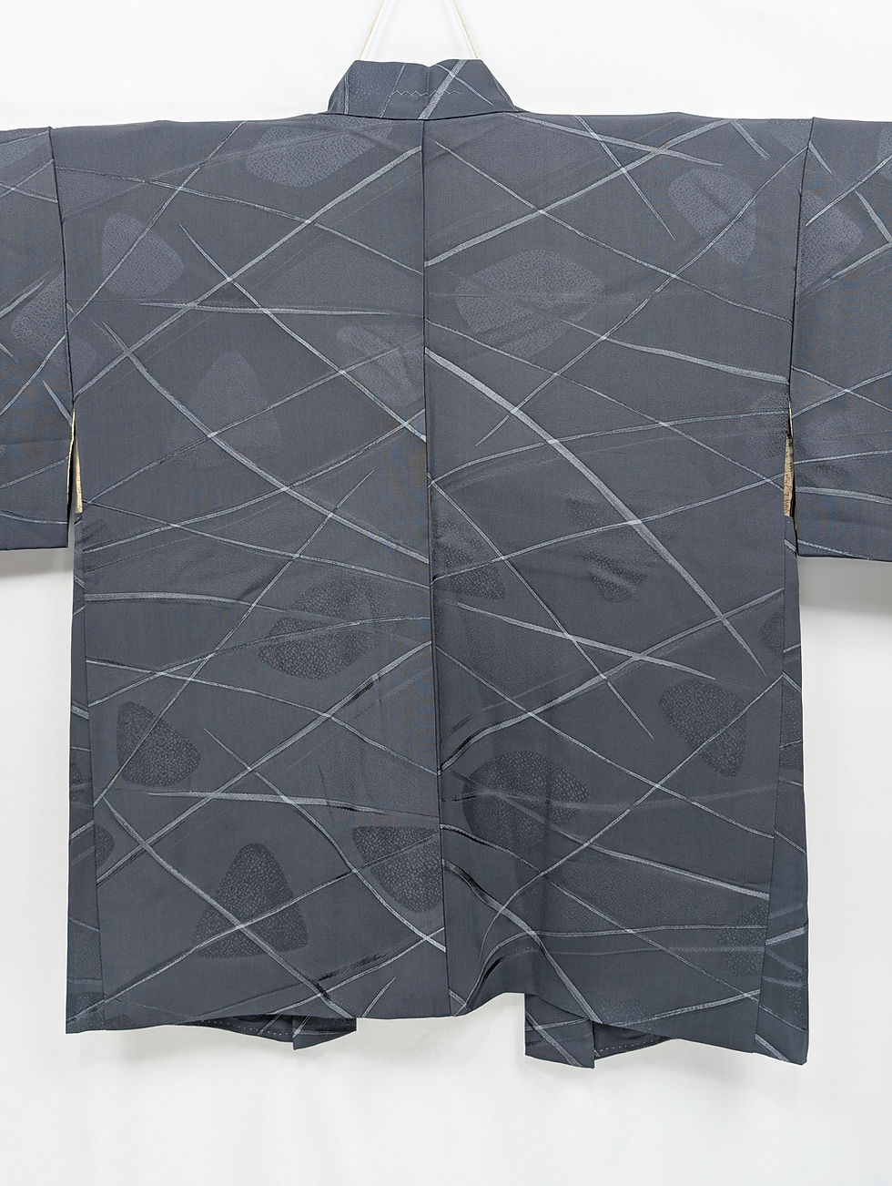 Miniature : Veste Haori Vintage Gris Bleu - Graphique