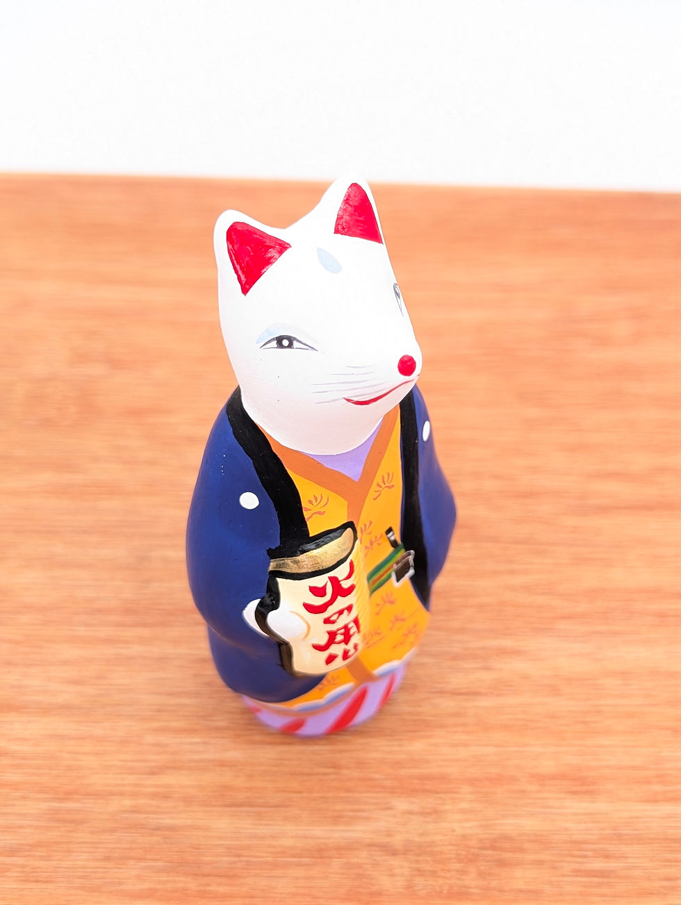 Miniature : Figurine Kitsune Dorei - Amulette de Sécurité