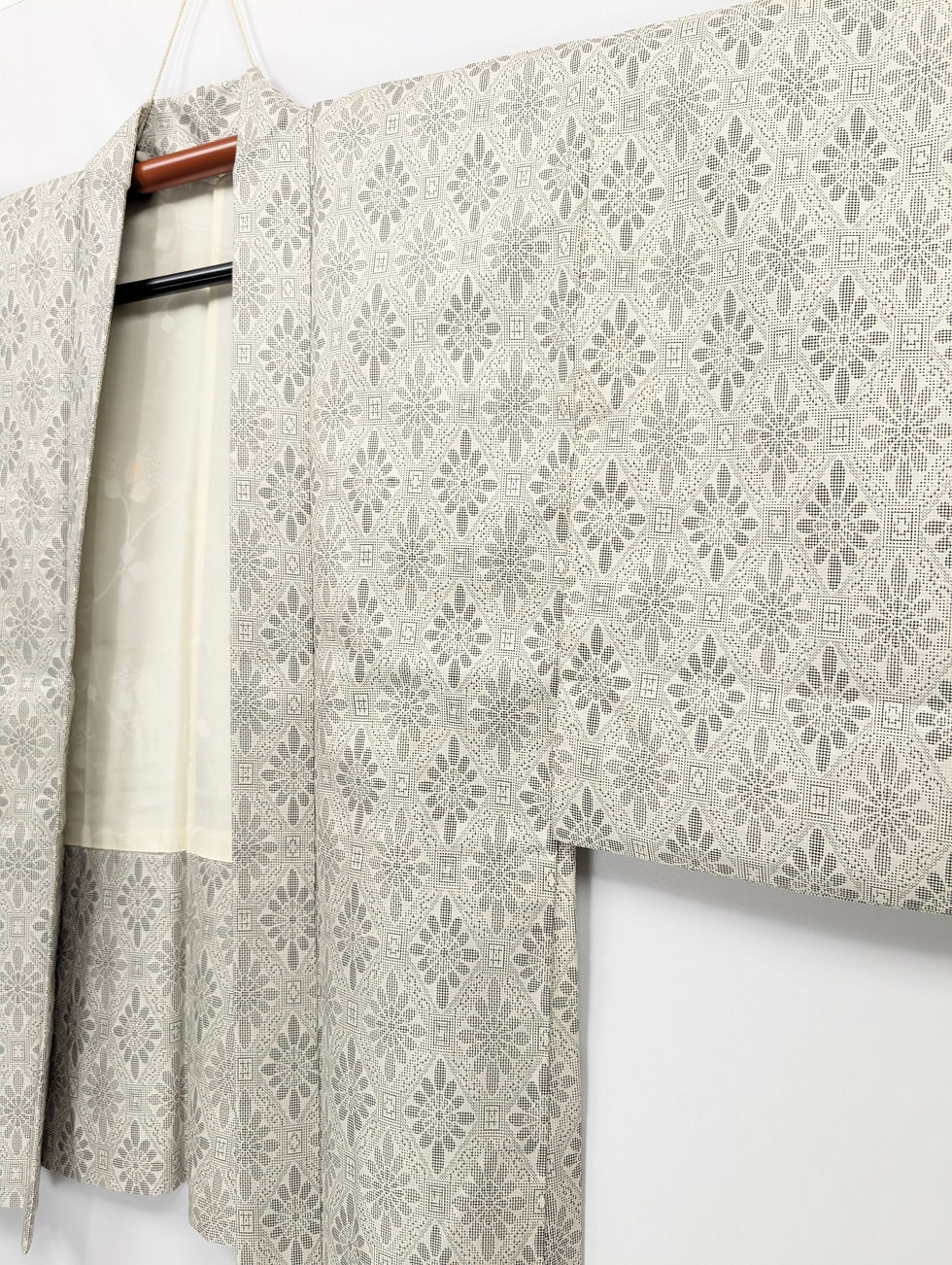 Miniature : Haori Vintage Clair  – Motif Géométrique