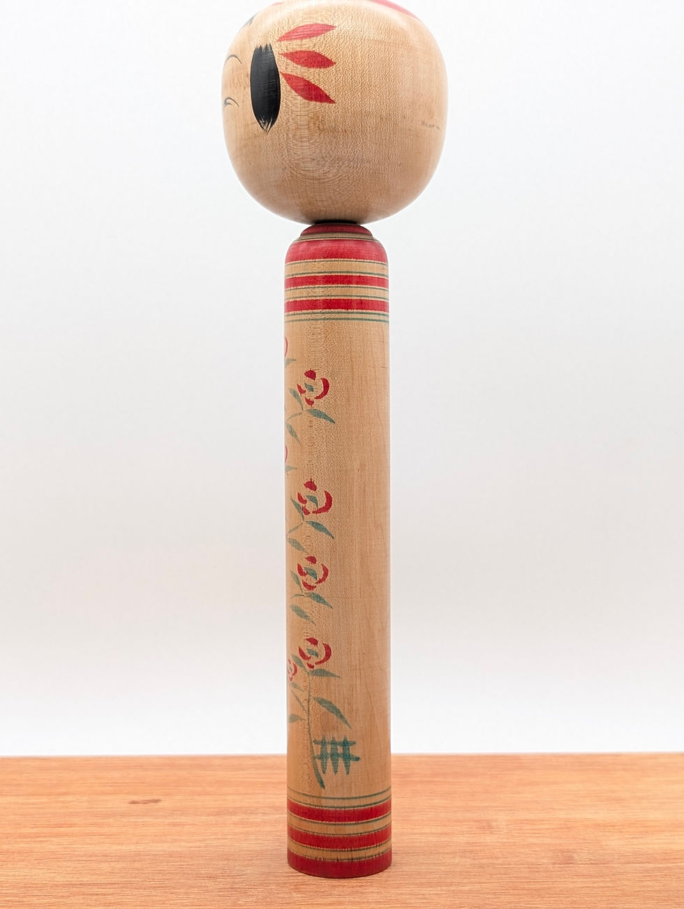 Miniature : Grande Kokeshi Vintage (30cm) – Poupée Japonaise Traditionnelle en Bois